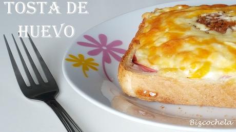 TOSTA DE HUEVO AL HORNO