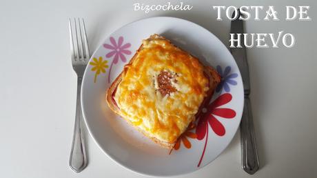 TOSTA DE HUEVO AL HORNO
