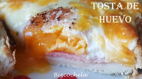 TOSTA DE HUEVO AL HORNO