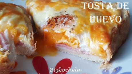 TOSTA DE HUEVO AL HORNO