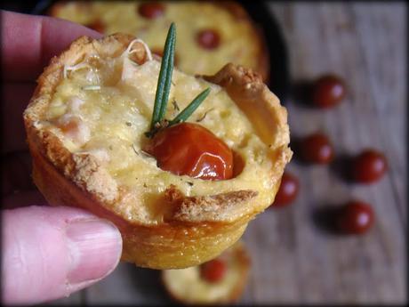 QUICHÉ CON BASE DE PAN DE MOLDE