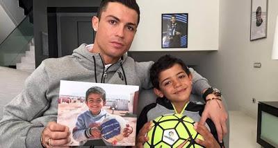 Cristiano Ronaldo solidario con los niños sirios