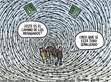Viñeta refugiados - Ferran