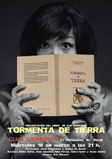 Miércoles 16, presentación de Tormenta de tierra, de Ale Oseguera