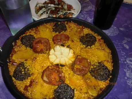 Arroz al horno con morcilla