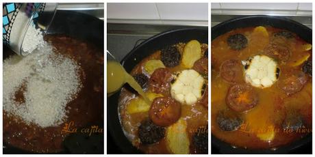 Arroz al horno con morcilla