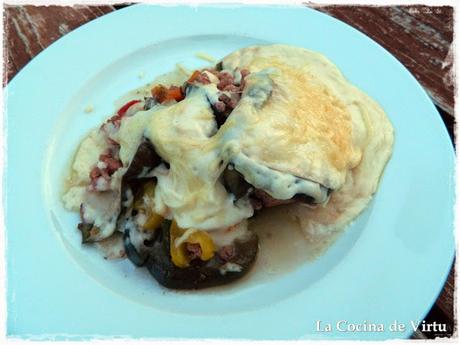 Musaka carne microondas