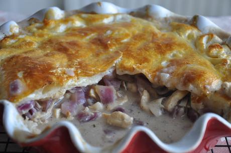 Chicken & Mushroom Pie - Empanada de Pollo y Champiñones