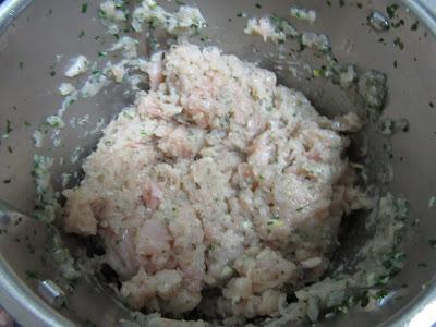 Albóndigas de pollo en salsa