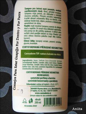 Probando, Probando... Champú Cannaderm Natura.