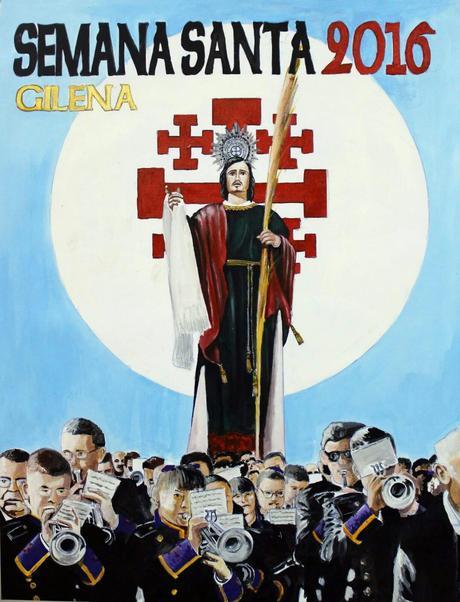 Cartel anunciador de la Semana Santa de 2016 de Gilena