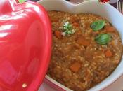 Risotto calabaza ensalada