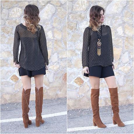 Casual chic femenino: camisa transparente+ falda pencil...tendencias