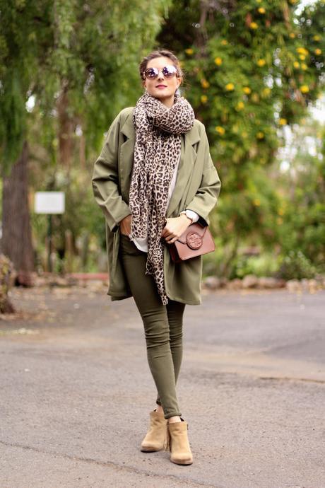 Khaki Oversize Coat