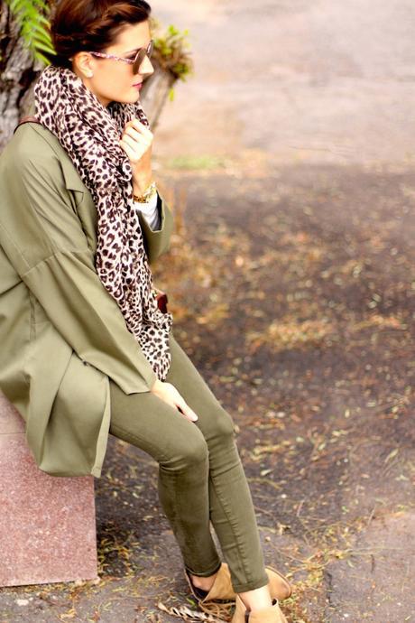 Khaki Oversize Coat