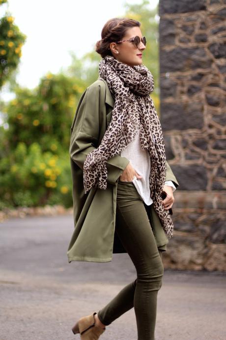 Khaki Oversize Coat
