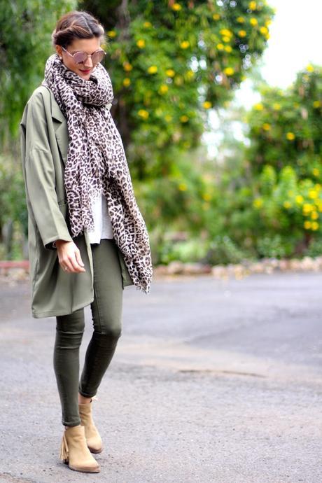 Khaki Oversize Coat