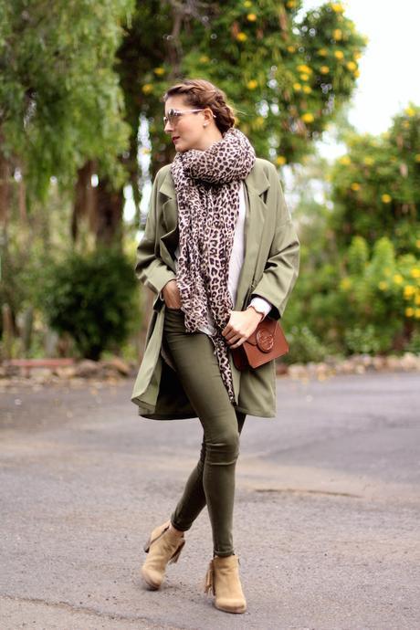 Khaki Oversize Coat