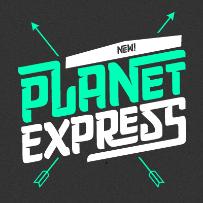 Tipografía Planeta Express