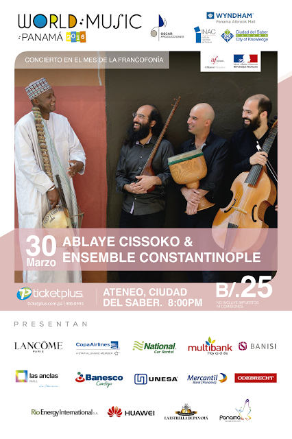 Ablaye Cissoko & Ensemble Constantinople en Panamá