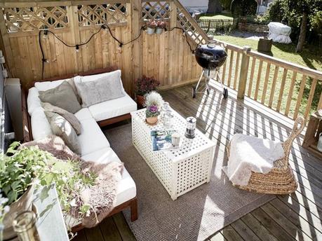 Un primero con terraza pisos primera planta pisos pequeños estilo escandinavo decoración terrazas decoración interiores decoración exterior decoración estilo nórdico blog decoración nórdica 