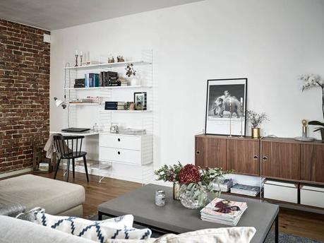 Un primero con terraza pisos primera planta pisos pequeños estilo escandinavo decoración terrazas decoración interiores decoración exterior decoración estilo nórdico blog decoración nórdica 