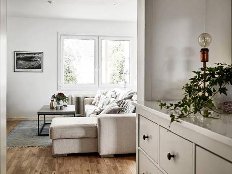 Un primero con terraza pisos primera planta pisos pequeños estilo escandinavo decoración terrazas decoración interiores decoración exterior decoración estilo nórdico blog decoración nórdica 