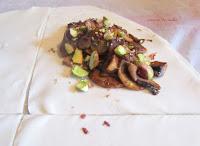 Croissant  con  relleno vegetariano