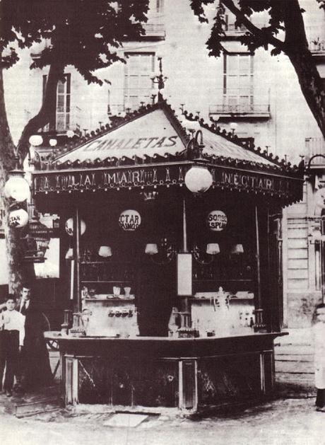 KIOSCO DE CANALETES, 1885-1951, A LA BARCELONA D' ABANS, D' AVUI I DE SEMPRE...15-03-2016...!!!