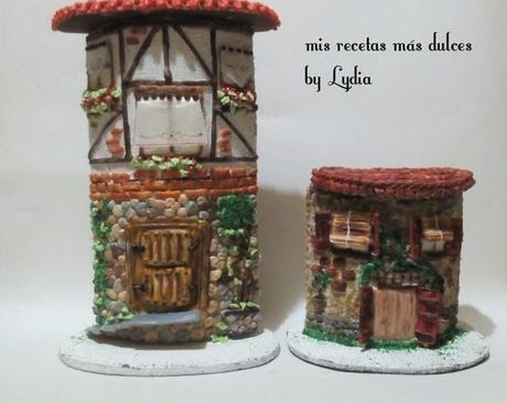 CASA TEJA EN GALLETA, GALLETA EN 3D