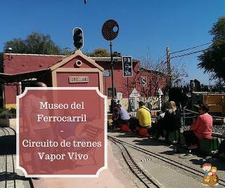 Museo Ferrocarril Circuito trenes Vapor Vivo Torrellano Alicante