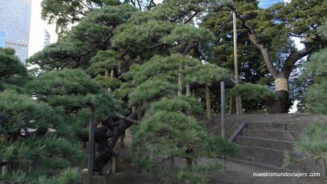 Tokio; los jardines Hamarikyu y los sótanos de la estación de Tokio