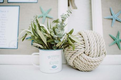 Una boda en la Costa Brava decoración marinera boda www.bodasdecuento.com
