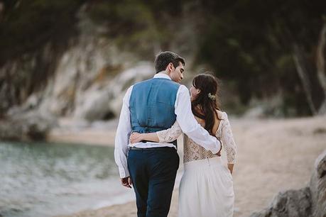 Una boda en la Costa Brava boda en la playa www.bodasdecuento.com