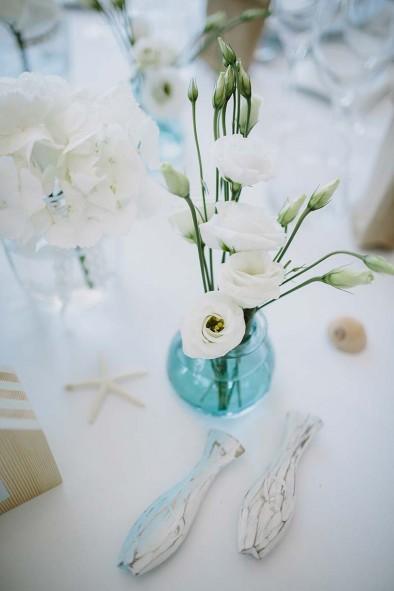 Una boda en la Costa Brava decoración mesa boda marinera www.bodasdecuento.com