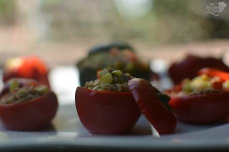 Pimientos cherry rellenos con guiso de vegetales y atún tererecetas 04