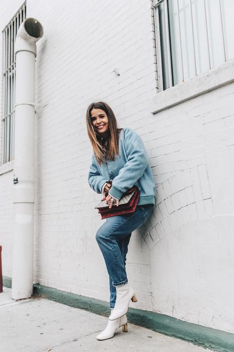 Blue_Bomber-Ganni-Topshop_Jeans-White_Boots-Gucci_Bag-Outfit-NYFW-New_York-Street_Style-5b