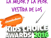 mejor peor vestida Kids Choice Awards