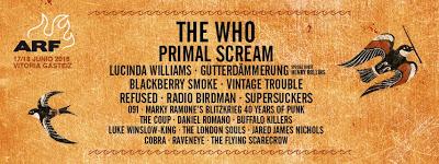 The Who cabezas de cartel en el festival azkena Rock 2016