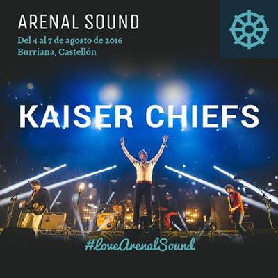 Kaiser Chiefs sustituyen a Clean Bandit en el Arenal Sound 2016