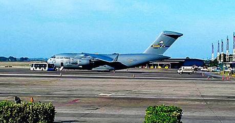 ¡YA LLEGARON! Aterriza en el Aeropuerto Internacional “José Martí” un avión militar de los Estados Unidos