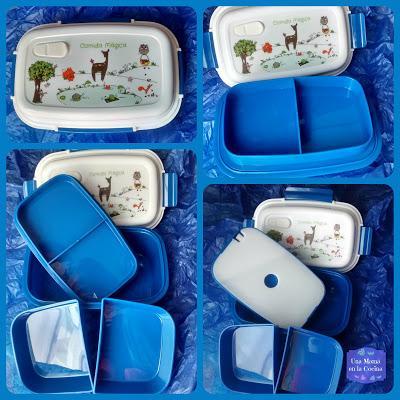 Fiambrera para guardar meriendas