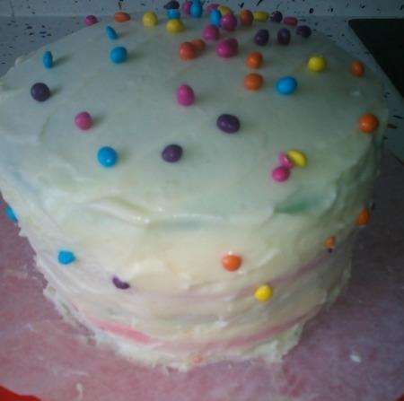 Tarta Arcoíris o Rainbow Cake rainbow cake