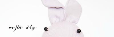 DIY Cojín conejo de Pascua con pan de oro