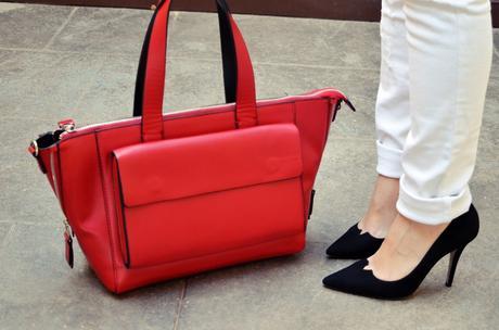 Camisa de flores y bolso rojo_Outfit_Mivestidoazul (17)