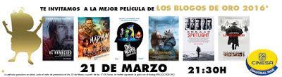 Sorteo Mejor Película de los Blogos de Oro