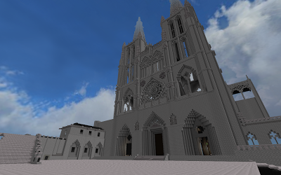 Avance exclusivo 2 Replica Minecraft Catedral de Burgos.