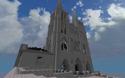 Avance exclusivo 2 Replica Minecraft Catedral de Burgos.