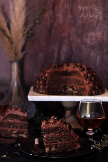 2º CUMPLE-BLOG: LAYER CAKE DE CHOCOLATE EFECTO CEBRA + REGALO Y SORTEO