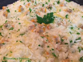 RISOTTO CON BERBERECHOS